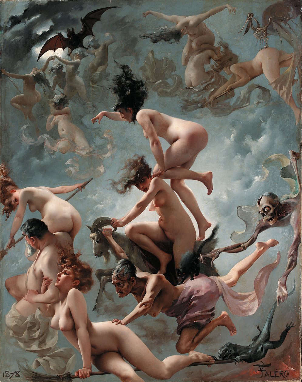 La Vision de Faust - Luis Riccardo Falero