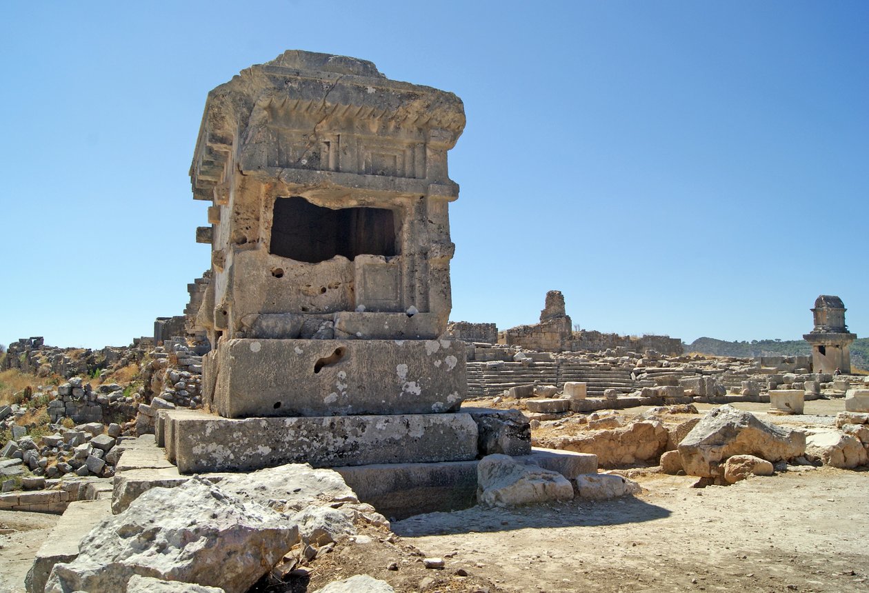 Tombeau à piliers, Xanthos, Turquie - Lycian