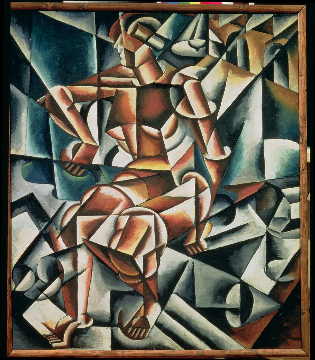 Homme + Air + Espace, 1915 - Lyubov Sergeevna Popova