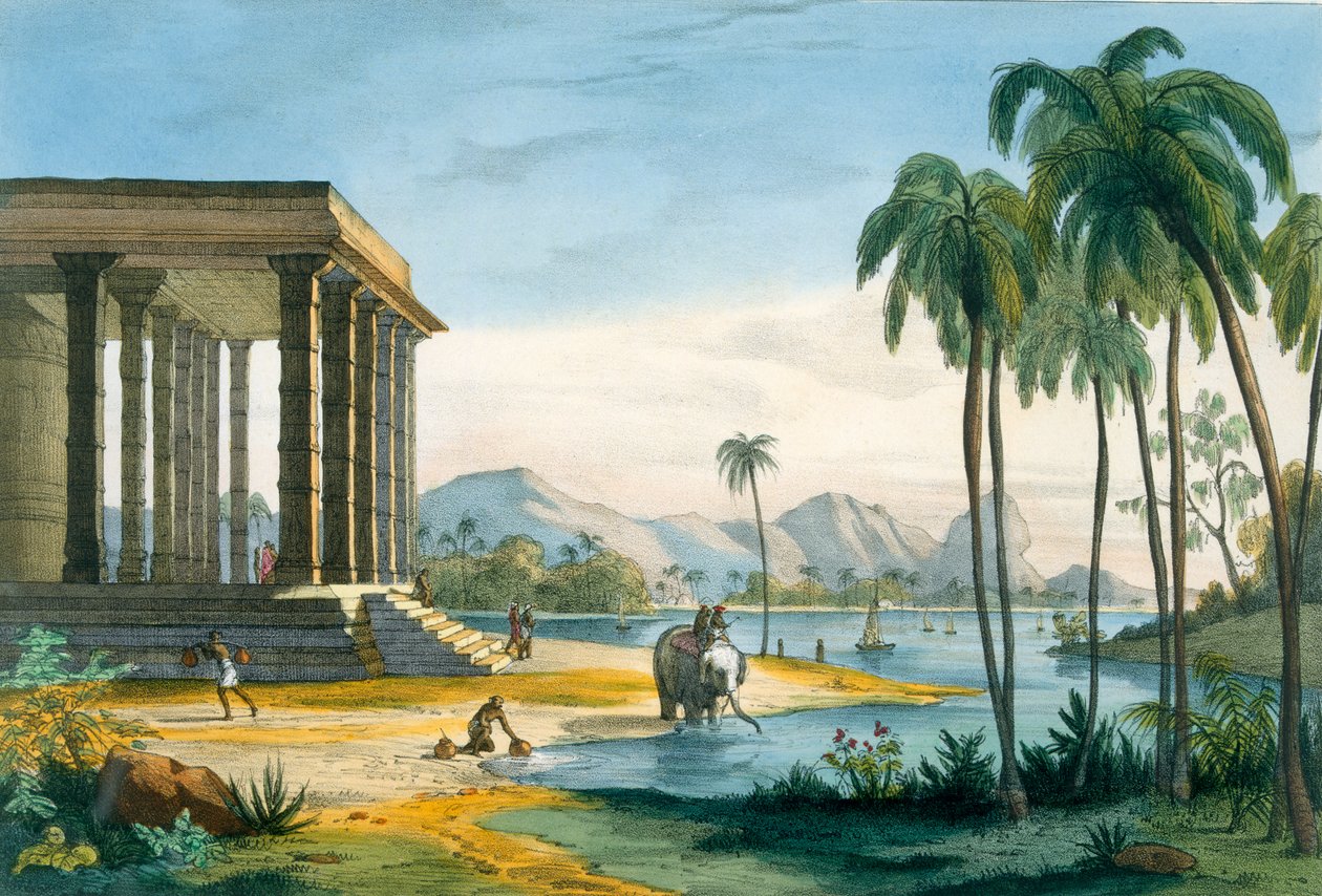 Vue de Tinnevely, illustration de 