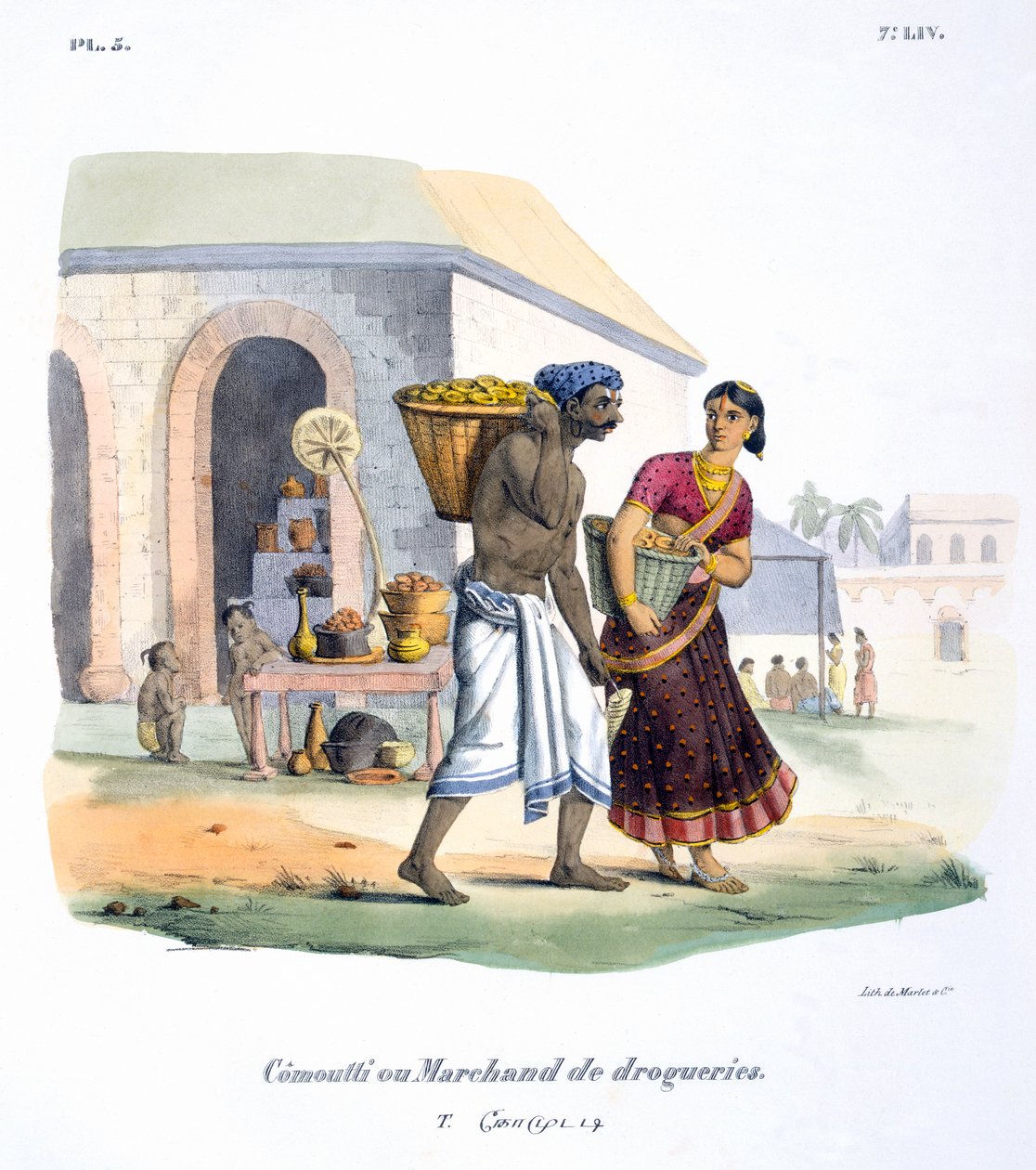 Marchand de Drogues, 1827-35 - M.E. Burnouf