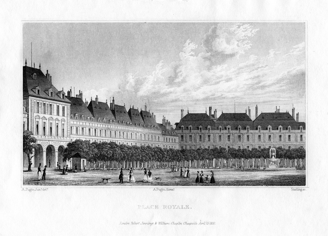 Place Royale, Paris - M. J. Starling