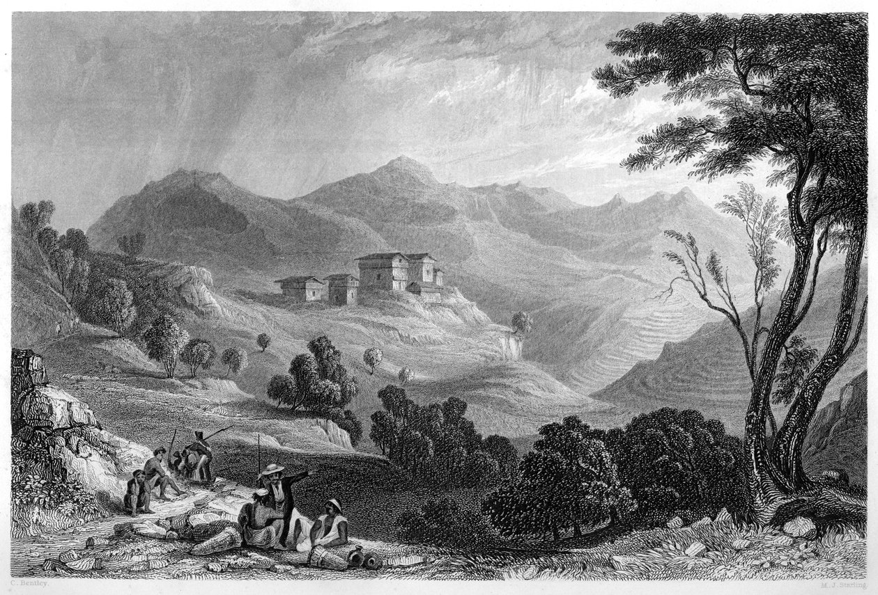 Le village de Naree, Inde - M. J. Starling