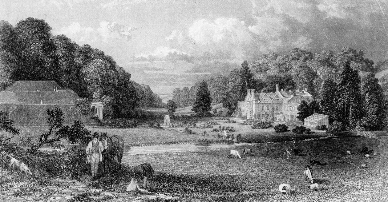 Maison Wotton, Surrey, 19ème siècle - M. J. Starling
