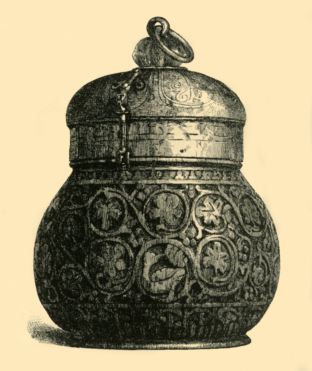Boîte en ivoire, 750-850 après J.-C., 1881 - M Sullivan
