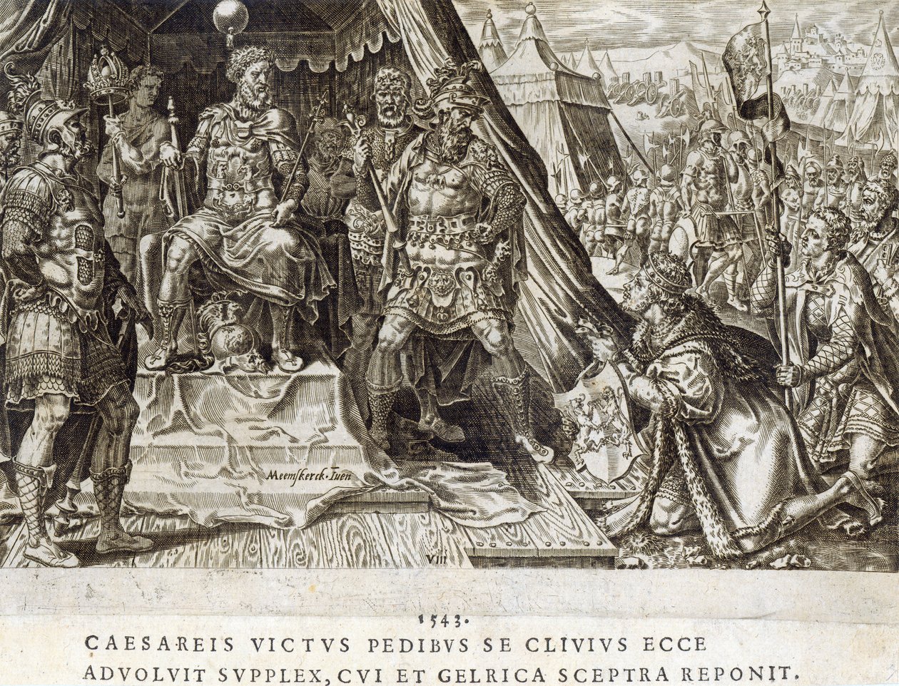 La Soumission de Guillaume II, Duc de Clèves, en 1543, planche 8 de 