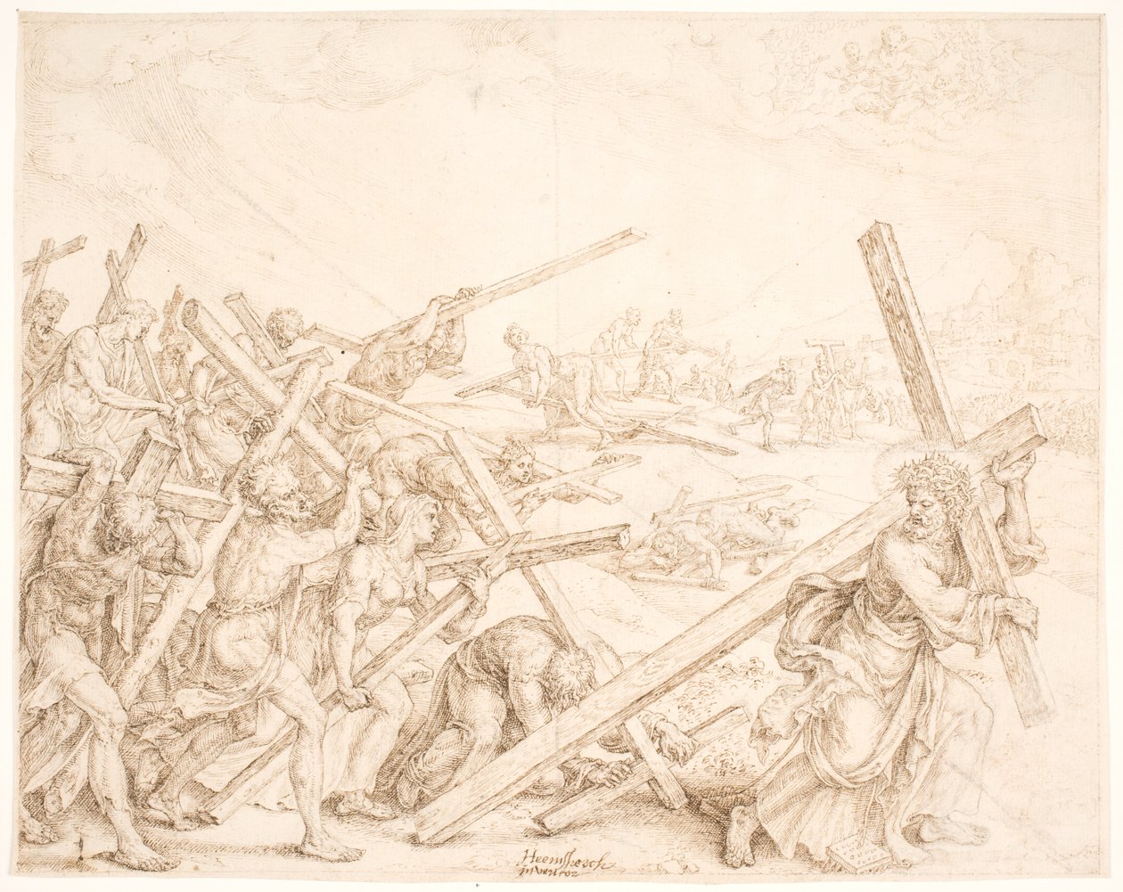Fiat voluntas tua (que ta volonté soit faite) - Maarten van Heemskerck