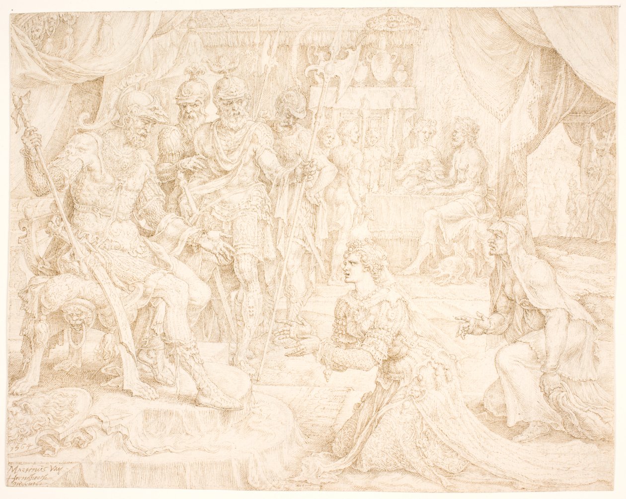 Judith devant Holopherne - Maarten van Heemskerck