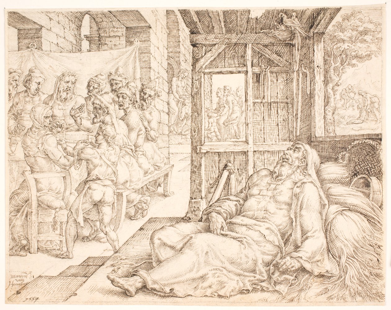 La cécité de Tobie - Maarten van Heemskerck
