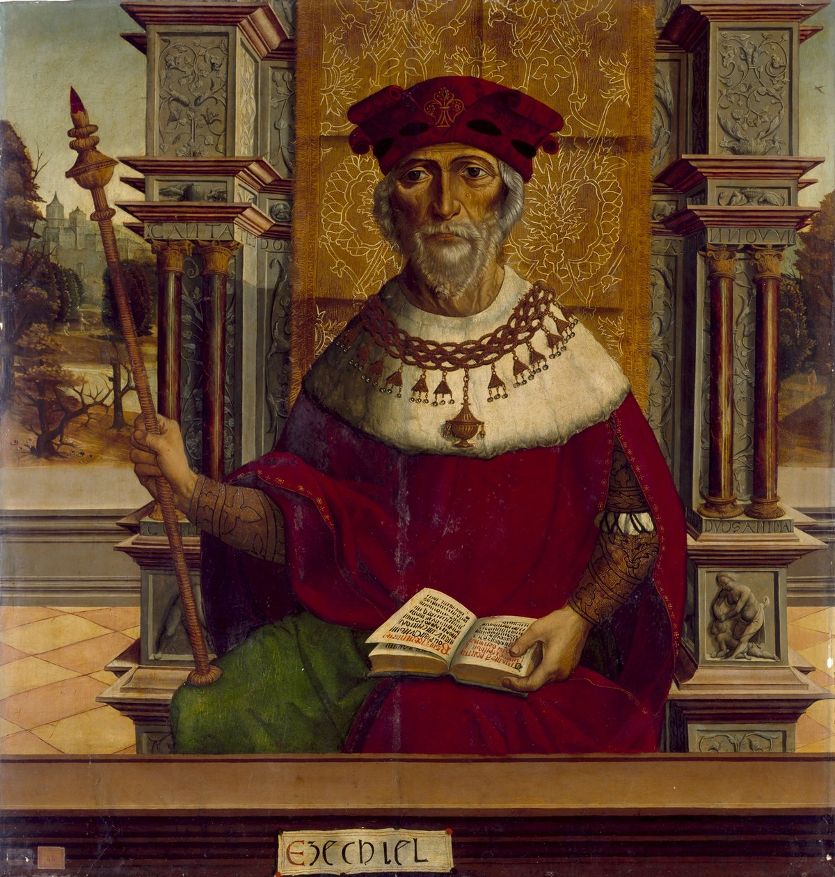 Le Prophète Ézéchiel - Maestro de Becerril