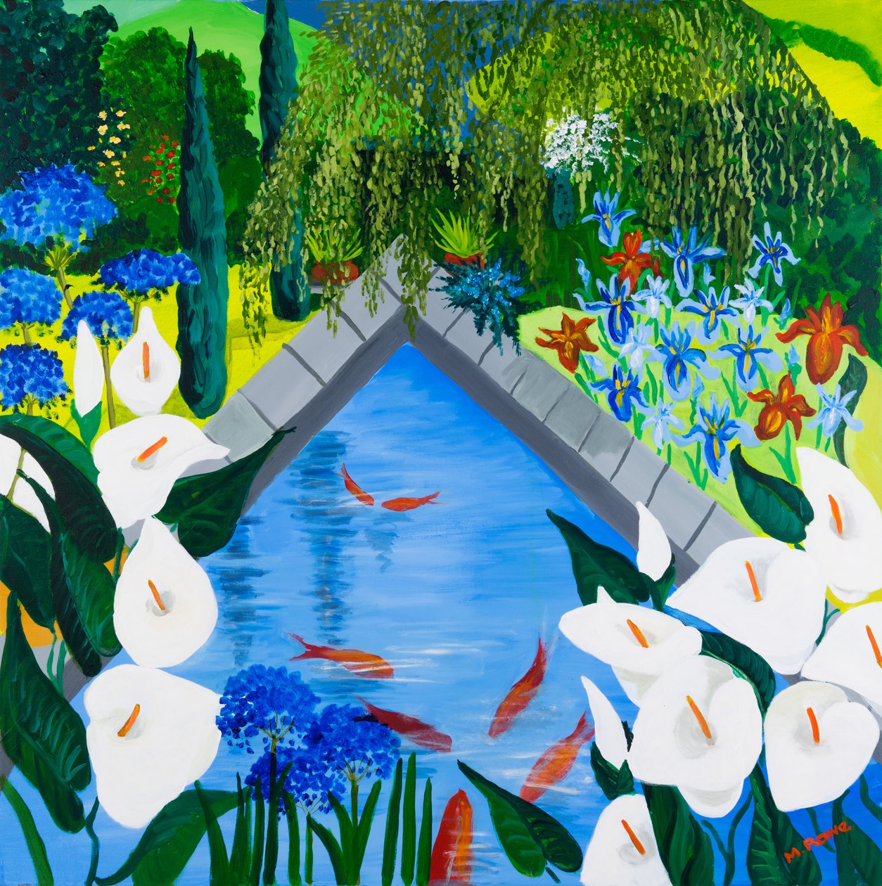 Arums près de l