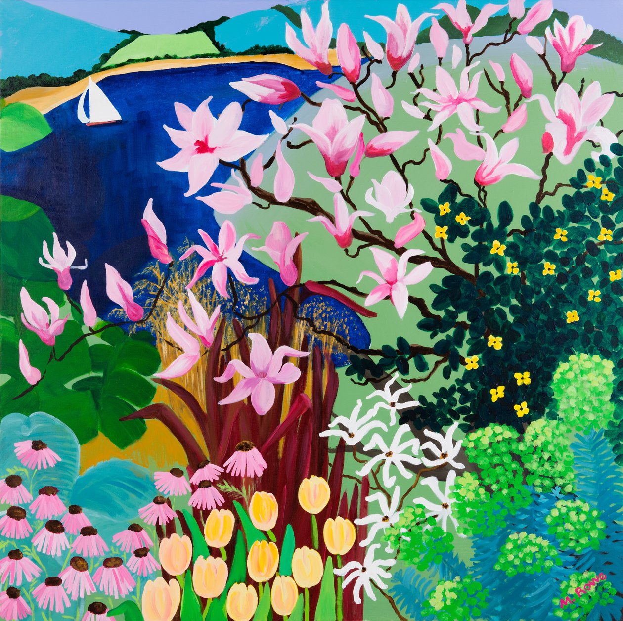 Magnolias à Salcombe, 2013 - Maggie Rowe