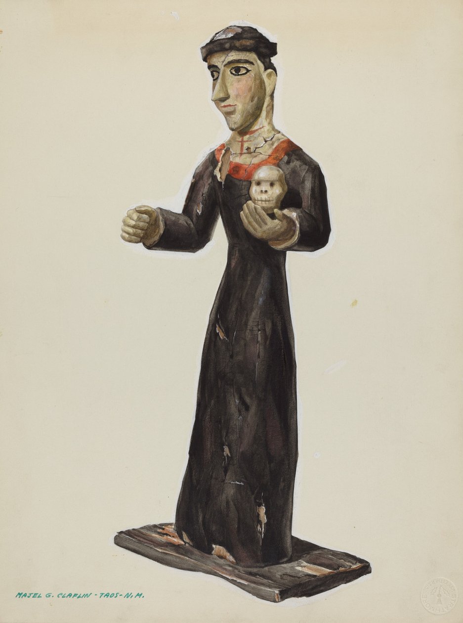 Bulto - Santa Rita, vers 1938 - Majel G. Claflin
