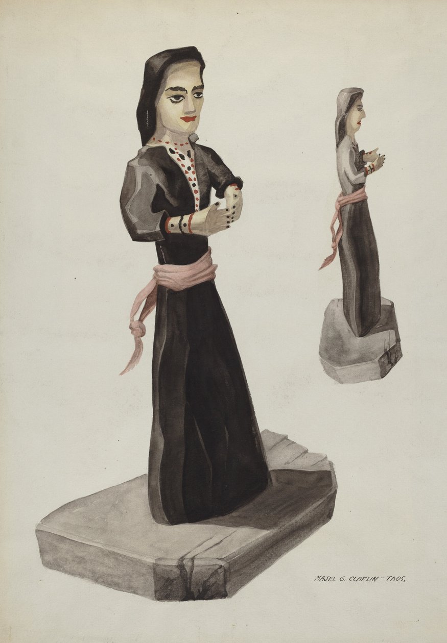 Bulto, Santa Rita, vers 1937 - Majel G. Claflin