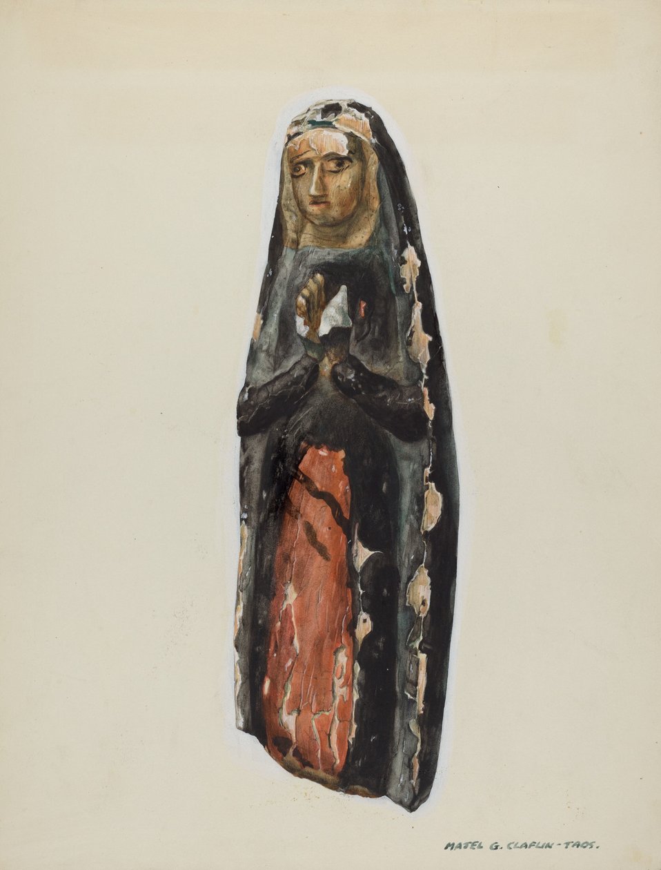Vierge Bulto, vers 1939 - Majel G. Claflin