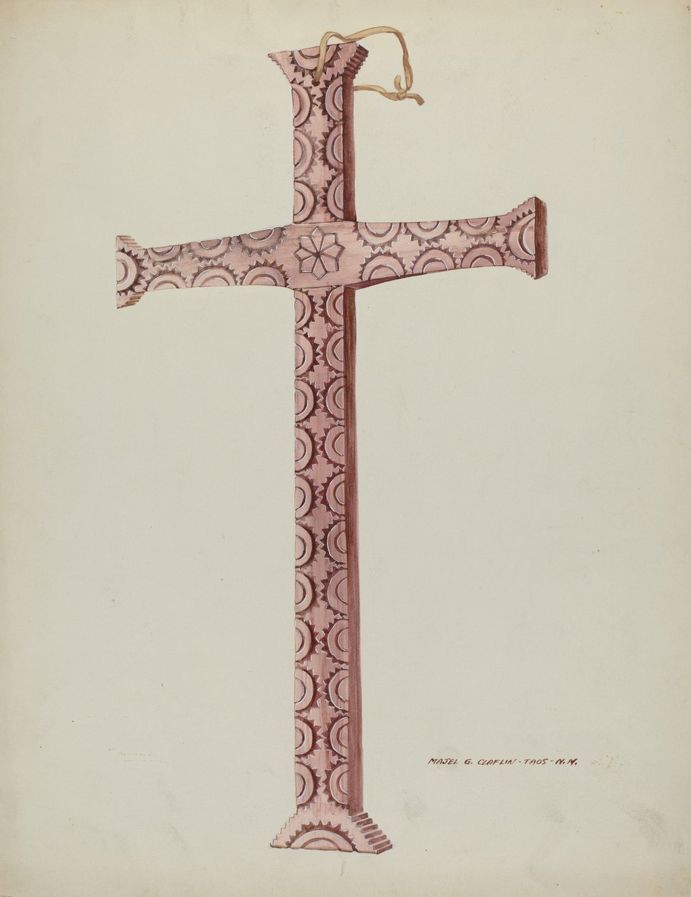 Croix de cèdre - Majel G. Claflin