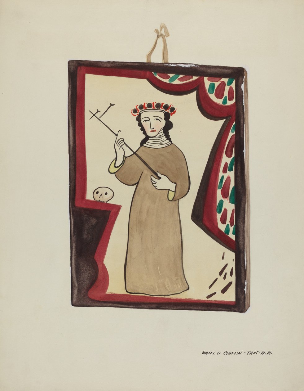 Retable-Sainte Rita, vers 1937 - Majel G. Claflin