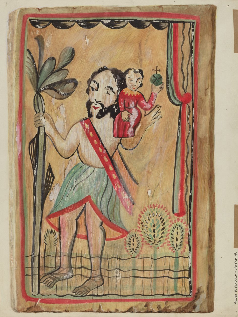 Retable - Saint Christophe - Majel G. Claflin