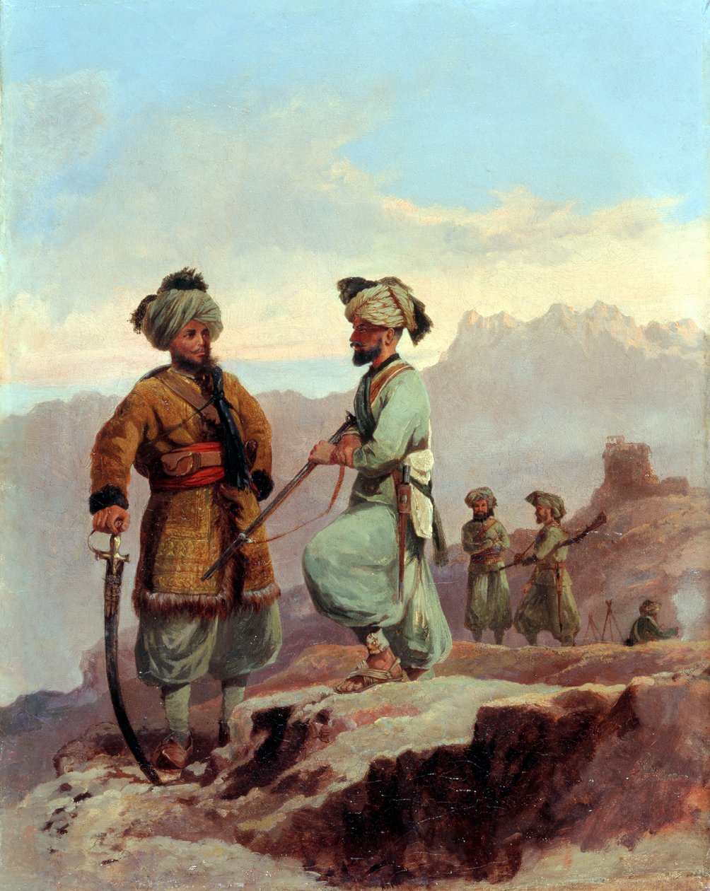 Un piquet, 20e régiment du Punjab de l