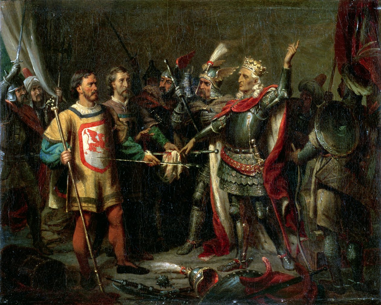 Wladyslaw II Jagiello avant la bataille de Tannenberg, 15 juillet 1410, 1854 - Maksymiljan Antoni Piotrowski