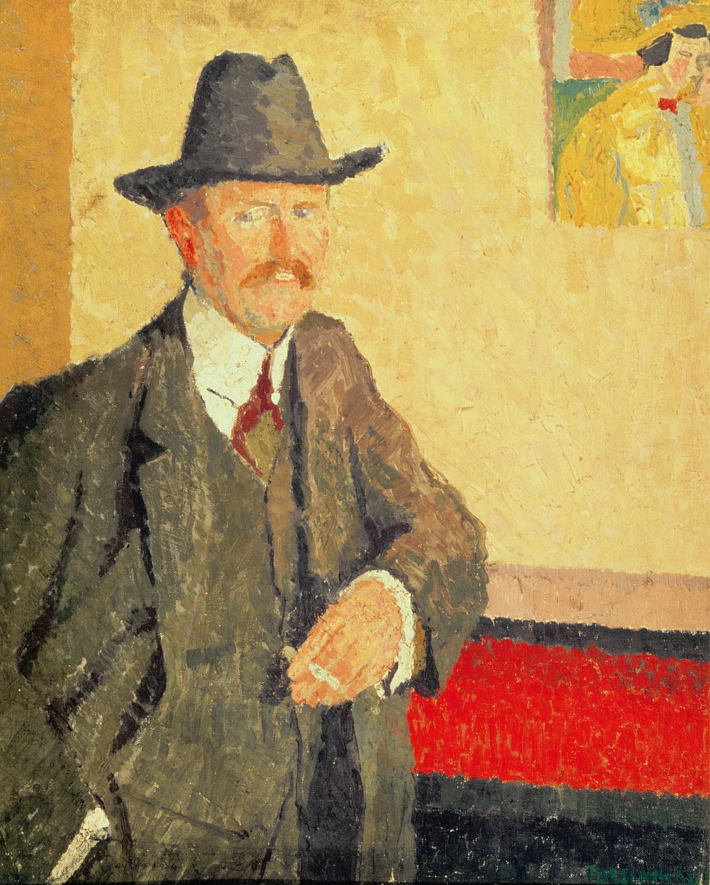 Portrait de Charles Ginner, vers 1911 - Malcolm Drummond