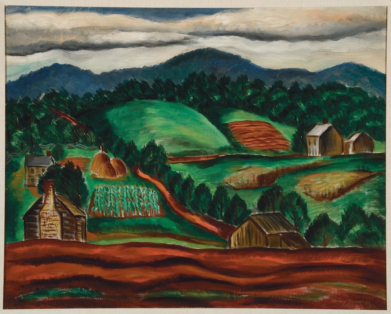 Paysage du sud #4 - Malvin Gray Johnson