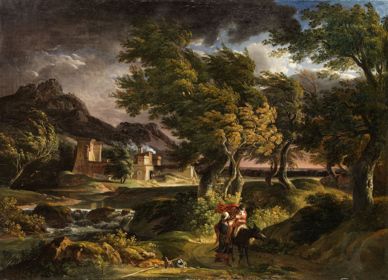 Paysage orageux - Johann Christian Reinhart