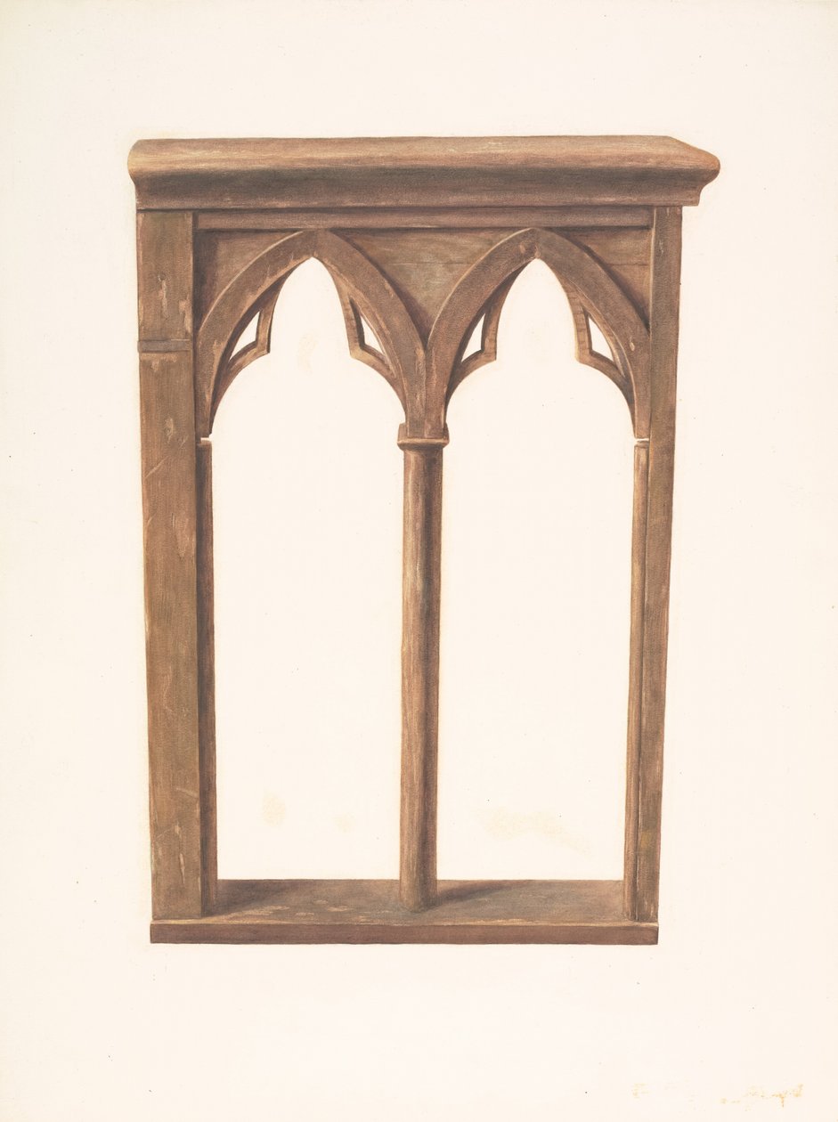 Porte de la balustrade de l
