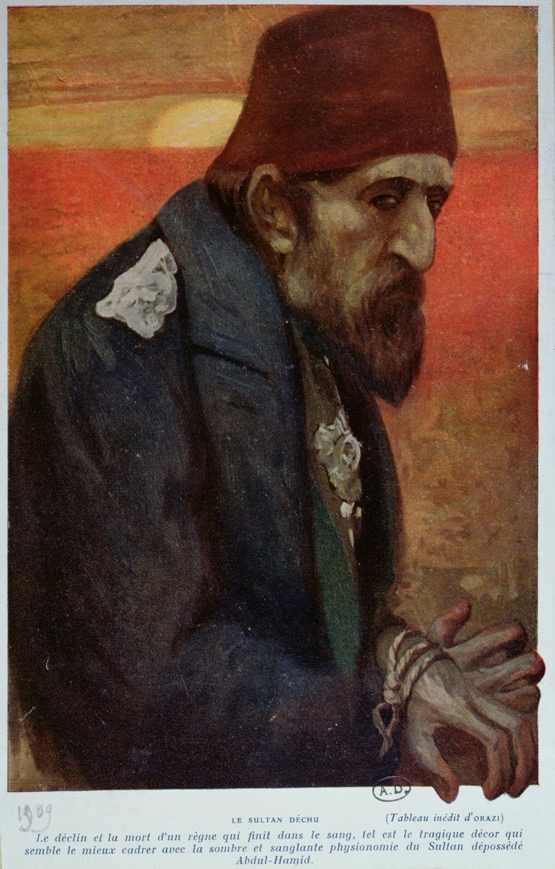 Sultan Abd al-Hamid II (1842-1918) 1909 - Manuel Orazi