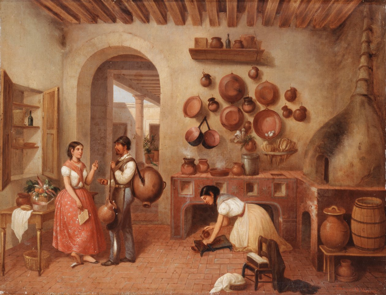 Dans la cuisine de la Hacienda - Manuel Serrano
