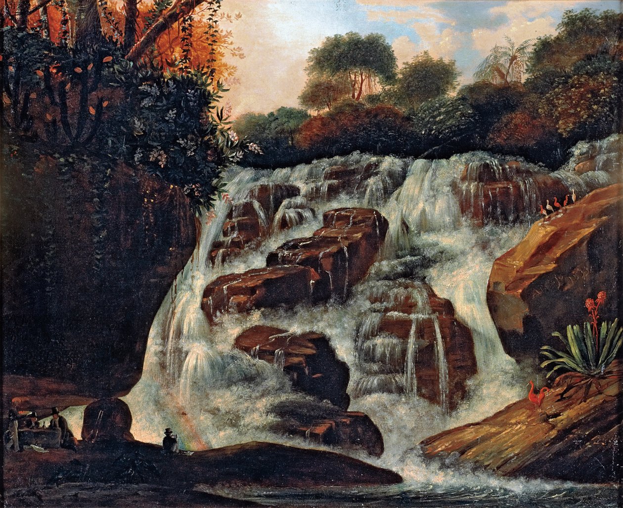 Grande cascade de Tijuca - Manuel de Araújo Porto Alegre