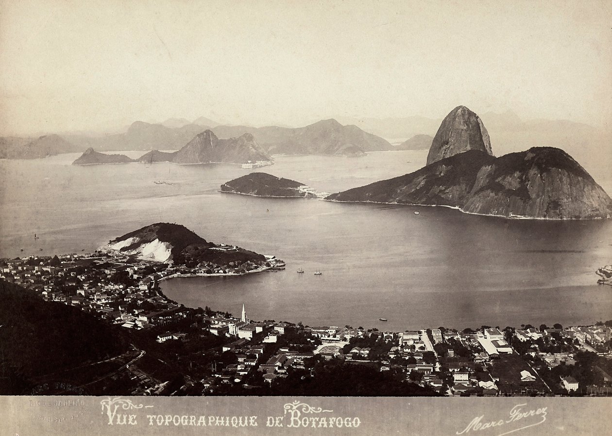 Vue de Botafogo, Brésil - Marc Ferrez