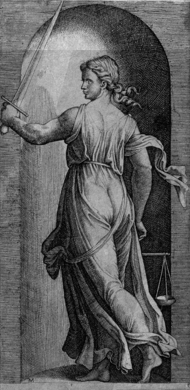 Justice - Marcantonio Raimondi