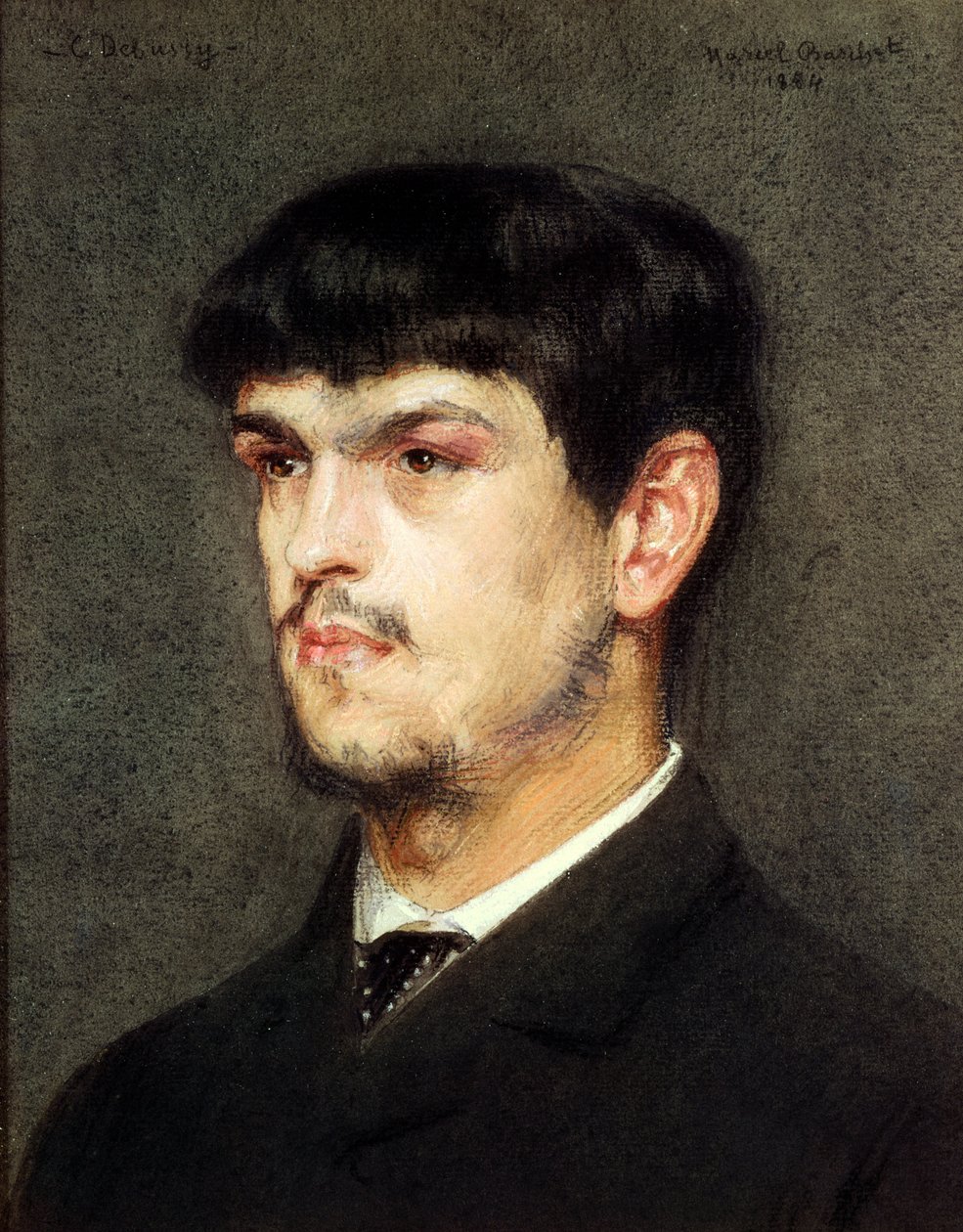 Claude Debussy à Rome, 1884 (pastel sur papier) - Marcel Andre Baschet