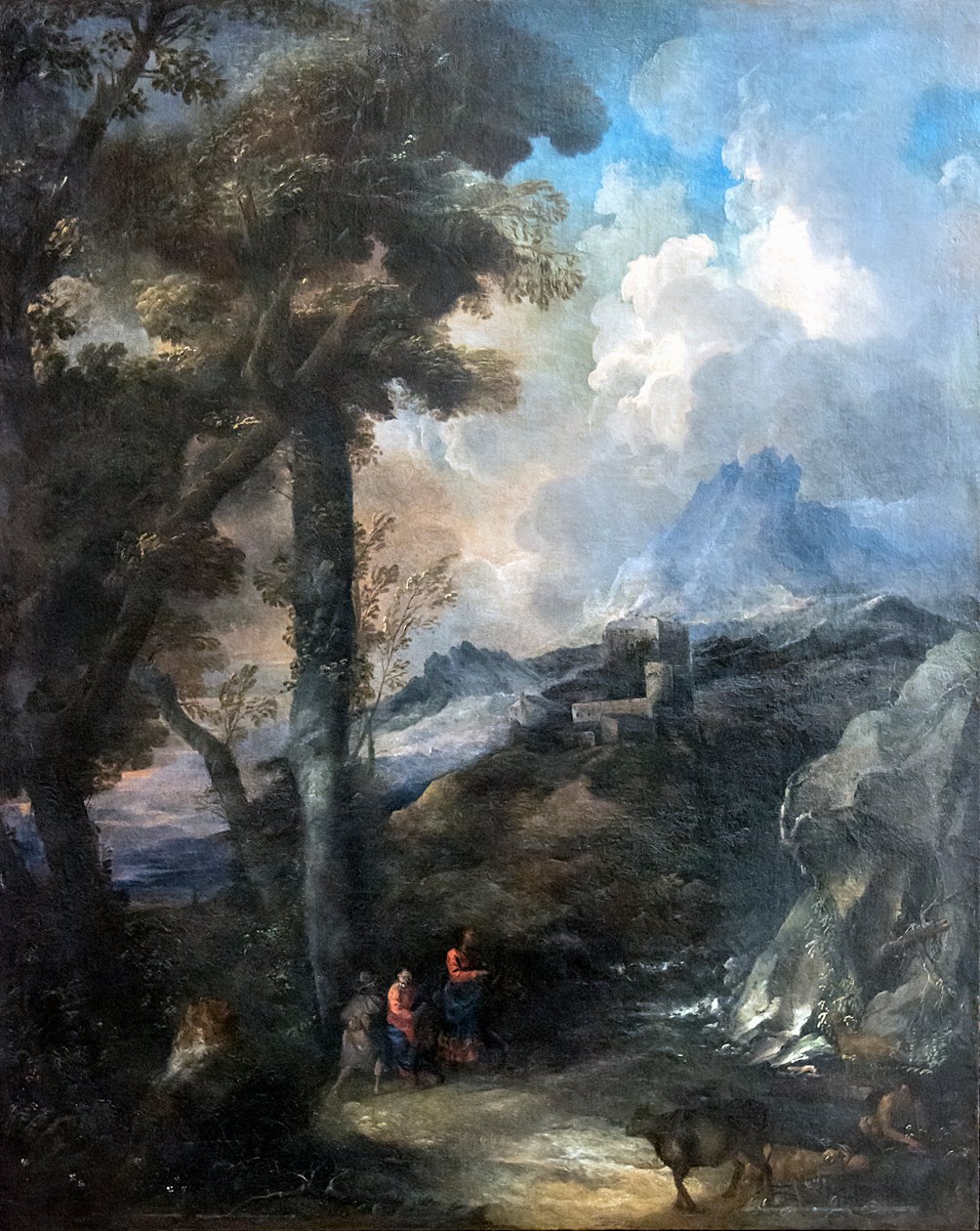 Accademia - Paysage avec voyageurs - Marco Ricci