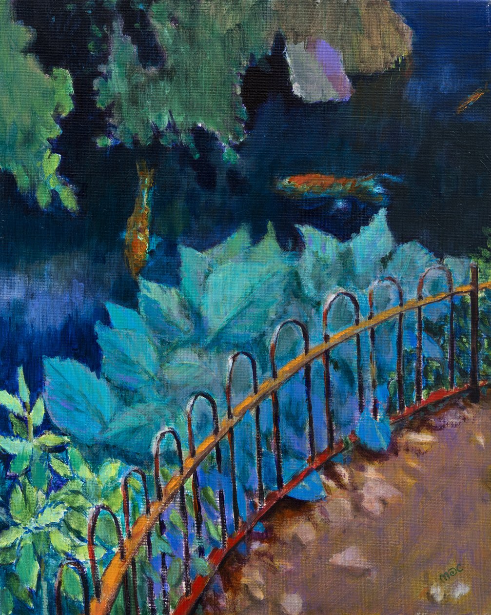 Koi et Hostas - Marco Cazzulini