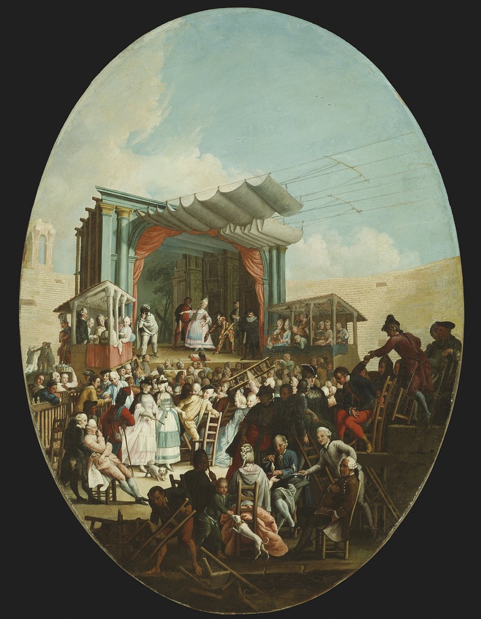 Une comédie italienne à Vérone, 1772 - Marco Marcola