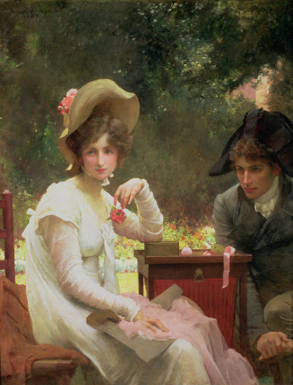 Amoureux, 1907 - Marcus Stone