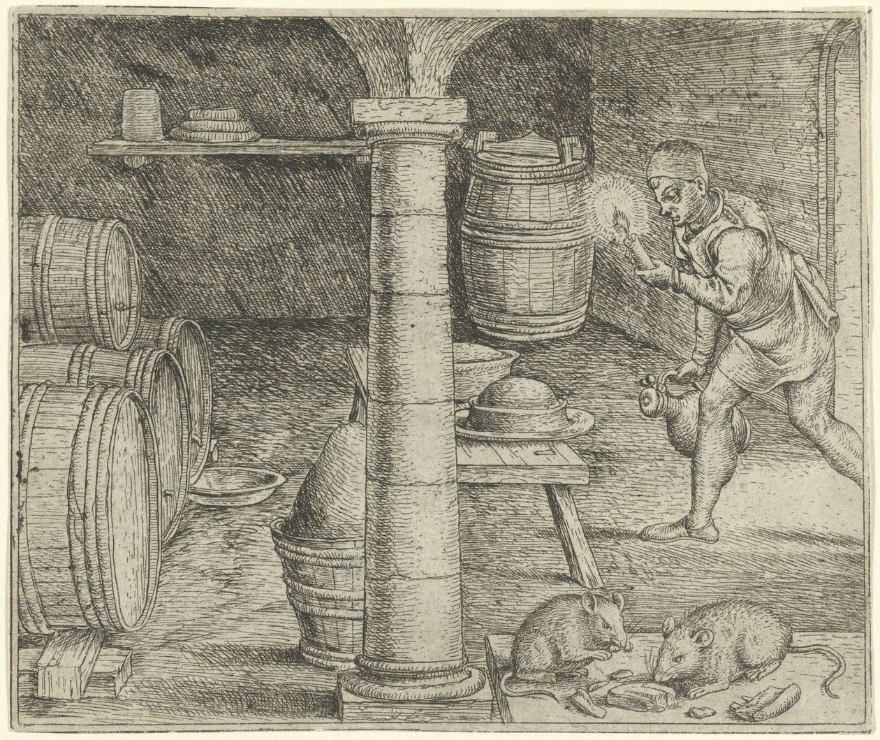 Fable des deux souris - Marcus Gheeraerts (I)