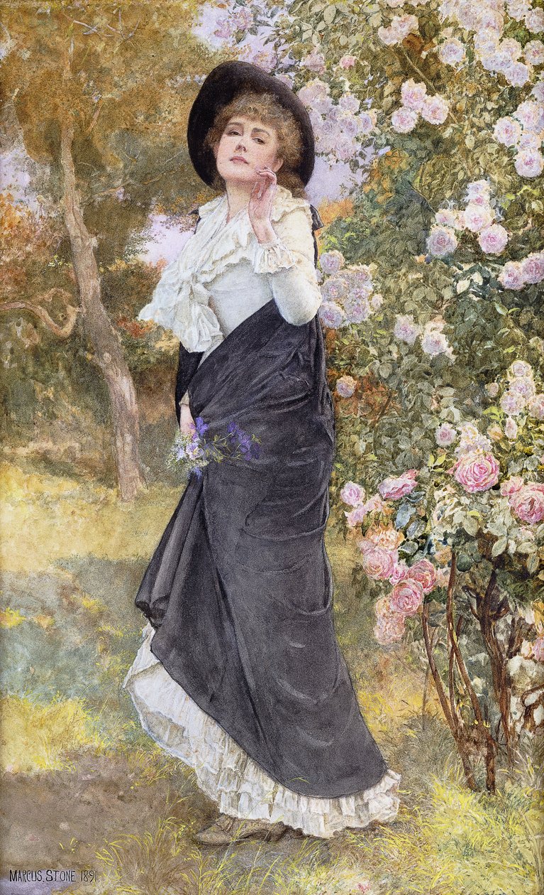 Le Temps des Roses, 1891 - Marcus Stone