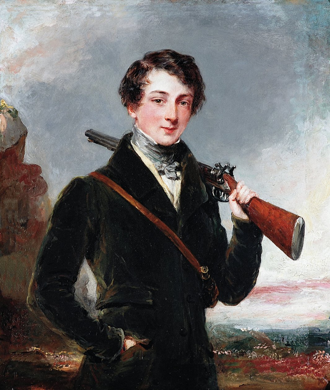 Lord John Manners, plus tard 7e duc de Rutland, c.1835 - Margaret Sarah Carpenter