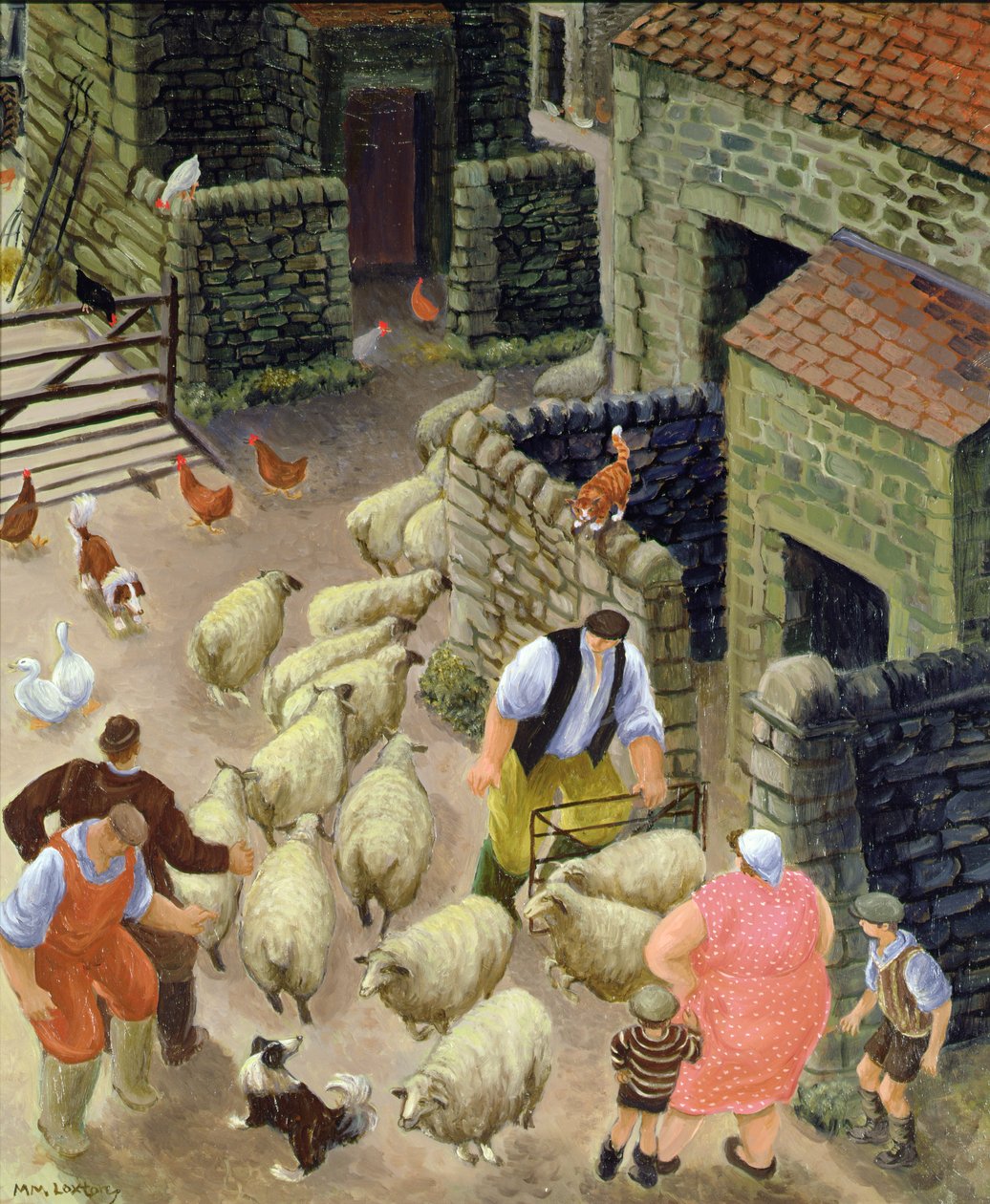 Cour de ferme - Margaret Loxton