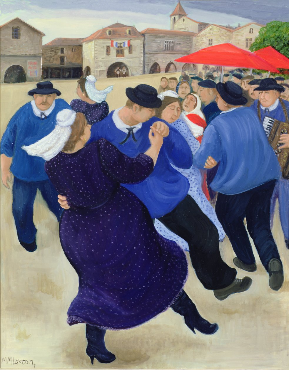 Fête de village, Bourgogne - Margaret Loxton
