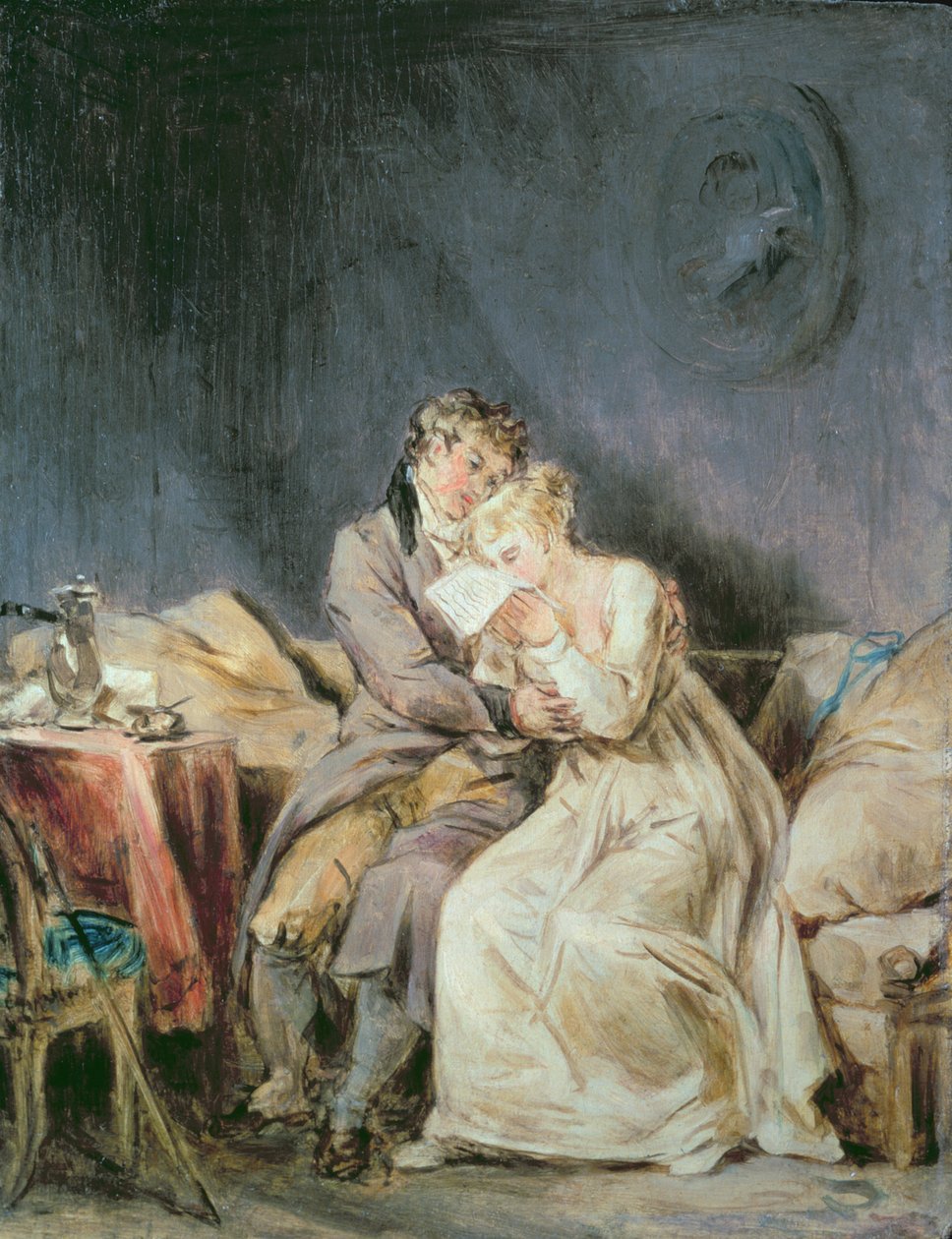 Lecture de la lettre - Marguerite Gerard