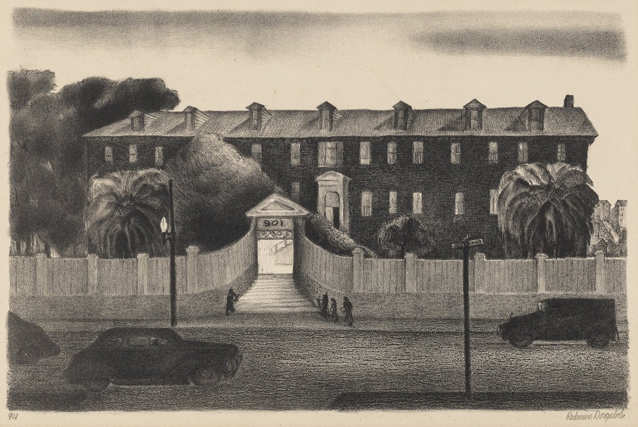 901 (Vue de la rue, bâtiment non identifié) - Marguerite Redman Dorgeloh