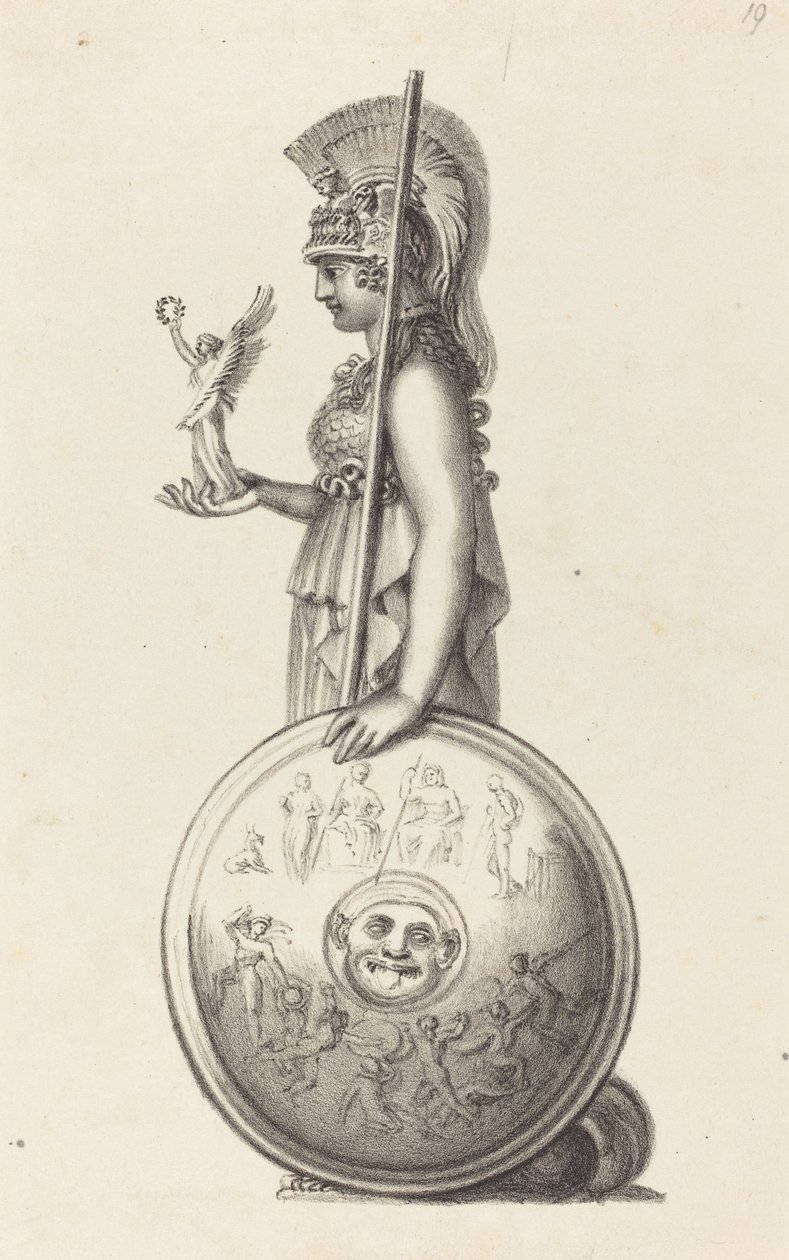 Minerve, par Phidias - Maria Denman after John Flaxman