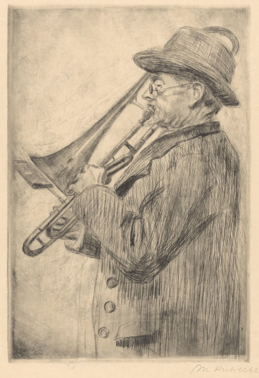 Tromboniste - Maria Hubrecht (signed by artist)