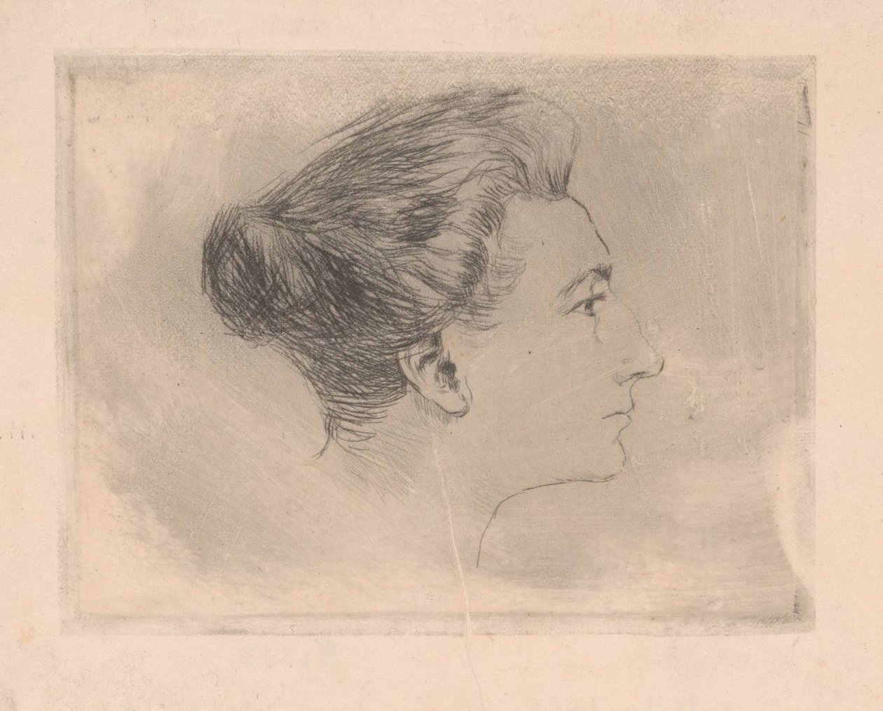Tête de femme - Maria Hubrecht