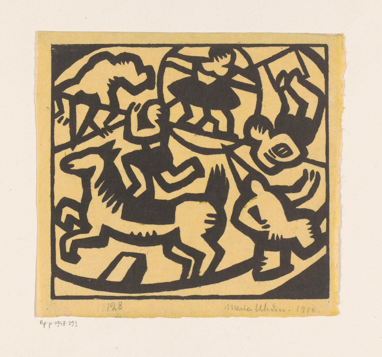 Artistes de cirque - Maria Uhden (signed by artist)
