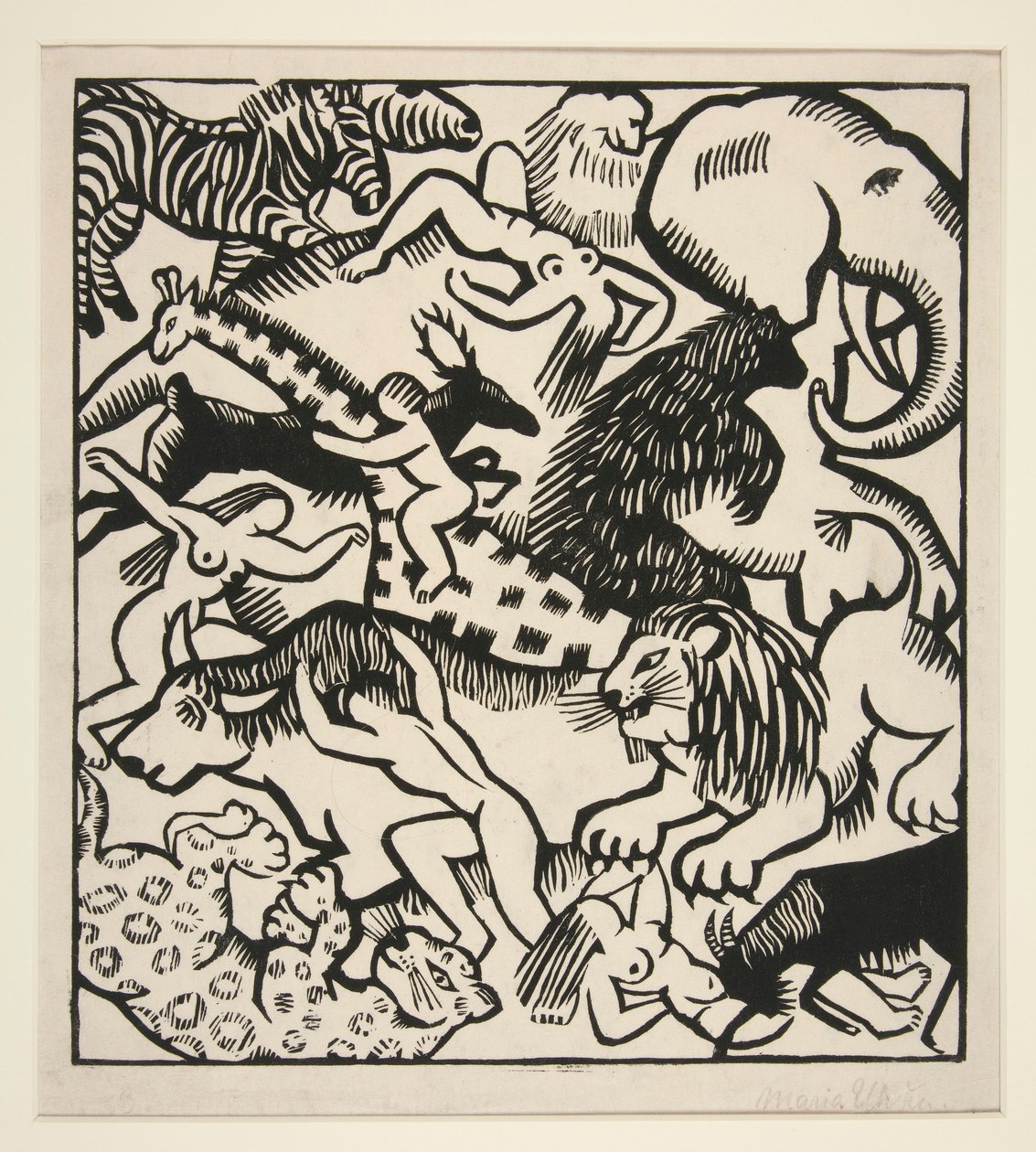 Tiere und Menschen - Maria Uhden